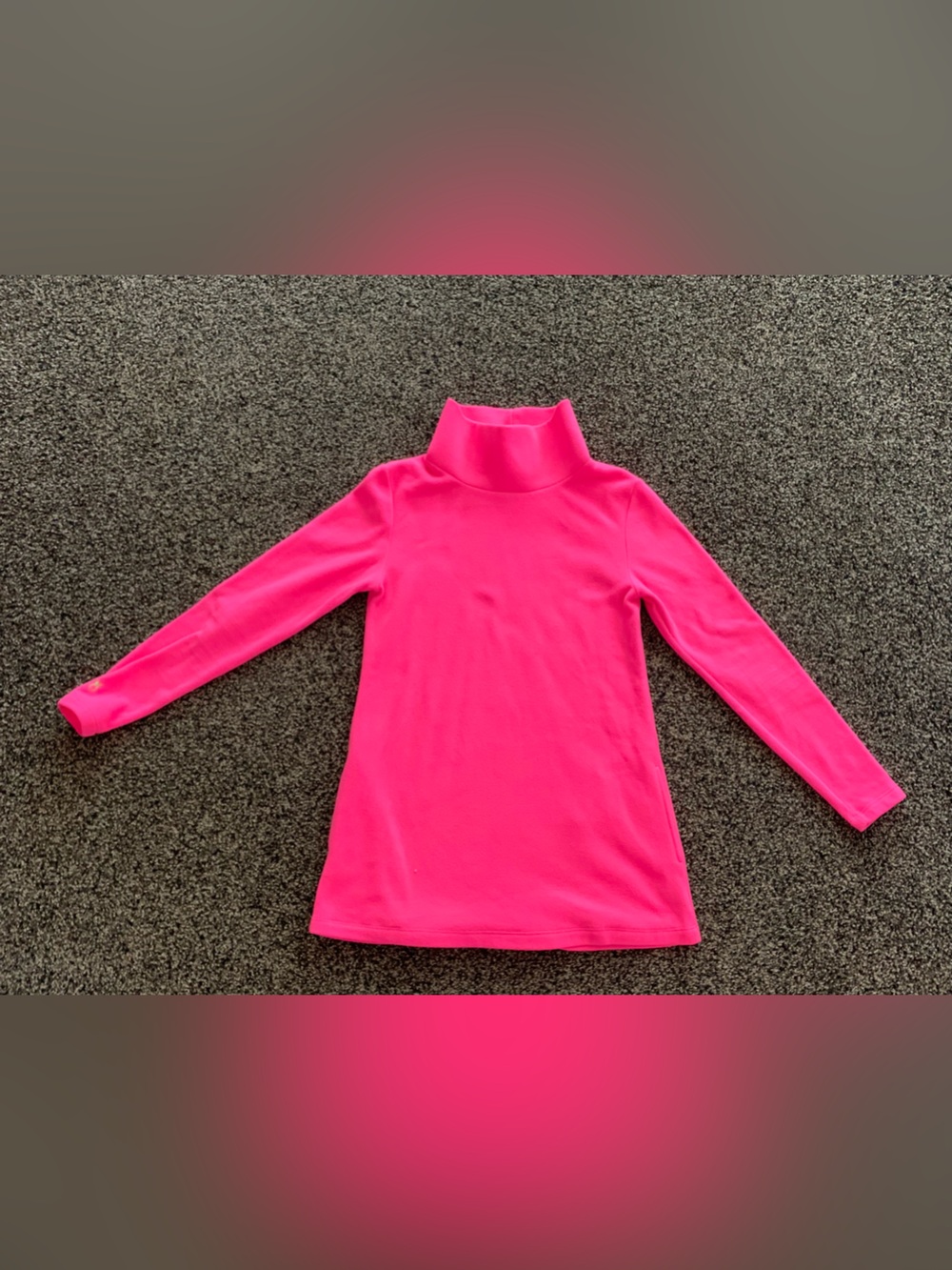 Dudley Stephens Hot Pink Turtleneck Sweater